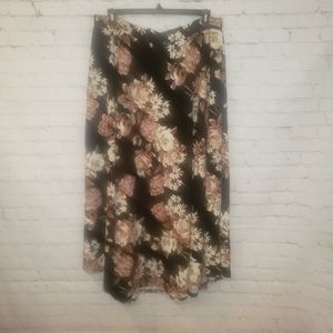 Long flower skirt